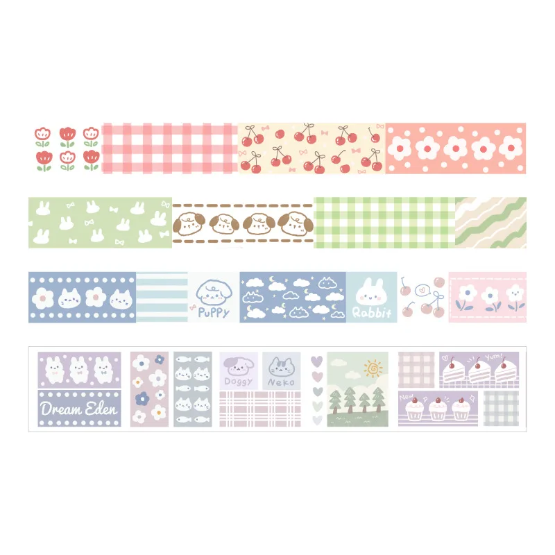 

JIANWU 15mm/30mm*5m Cute Cartoon Sweet Washi Tape Fresh Kawaii Style DIY Journal Tape Stickers Decoration Diary School Supplies