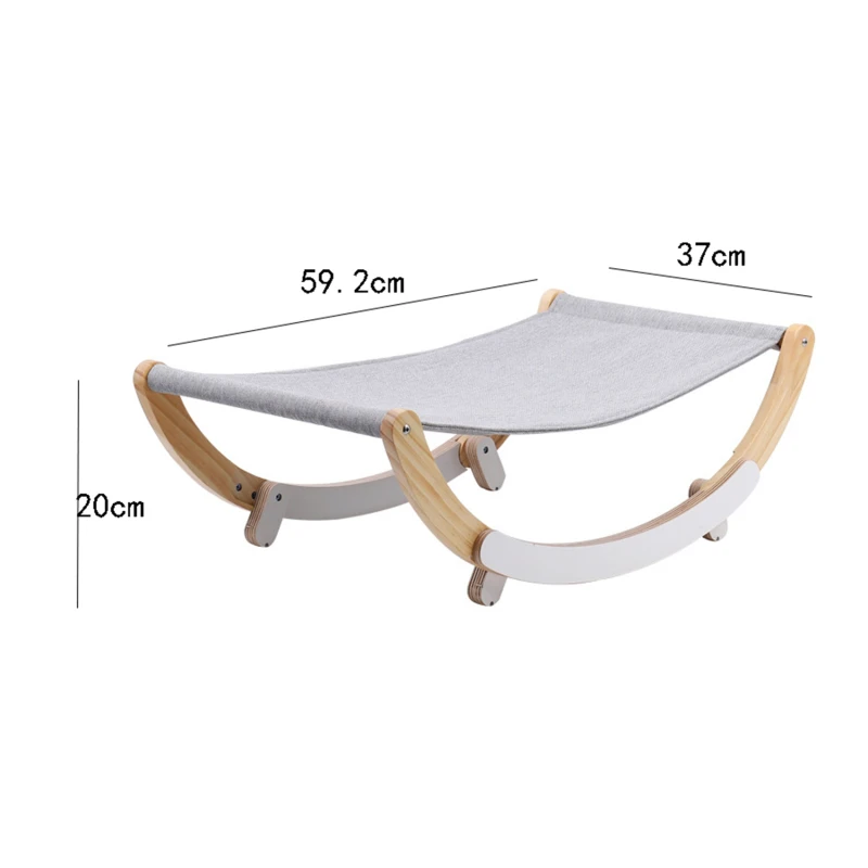 

Pet Cat Lounger Bed Wood Hammock For Cat House Puppy Mat Hanging Beds Cats Basket Small Dog Soft Sofa Window Warm Product