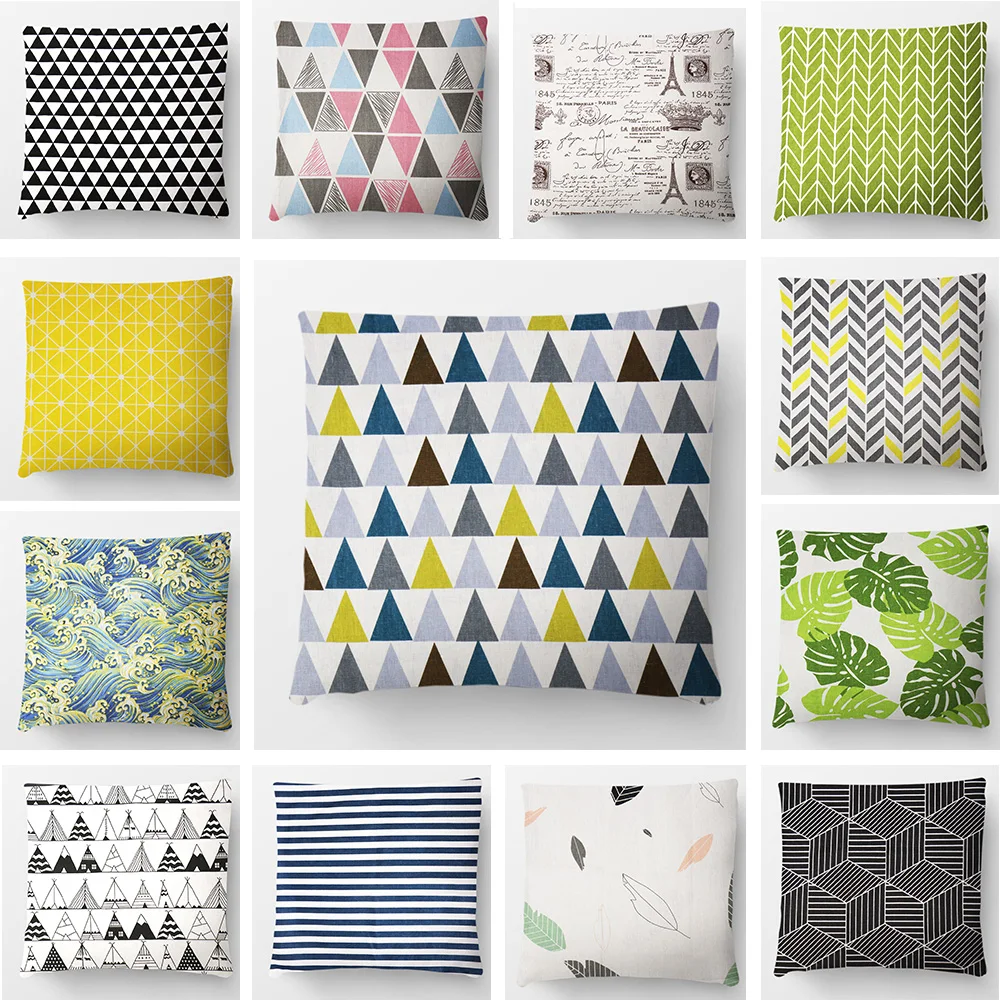 

NEW geometric cushion cover decorative throw pillows chair almofadas para sofa pillow cover cojines cushion cushions home decor