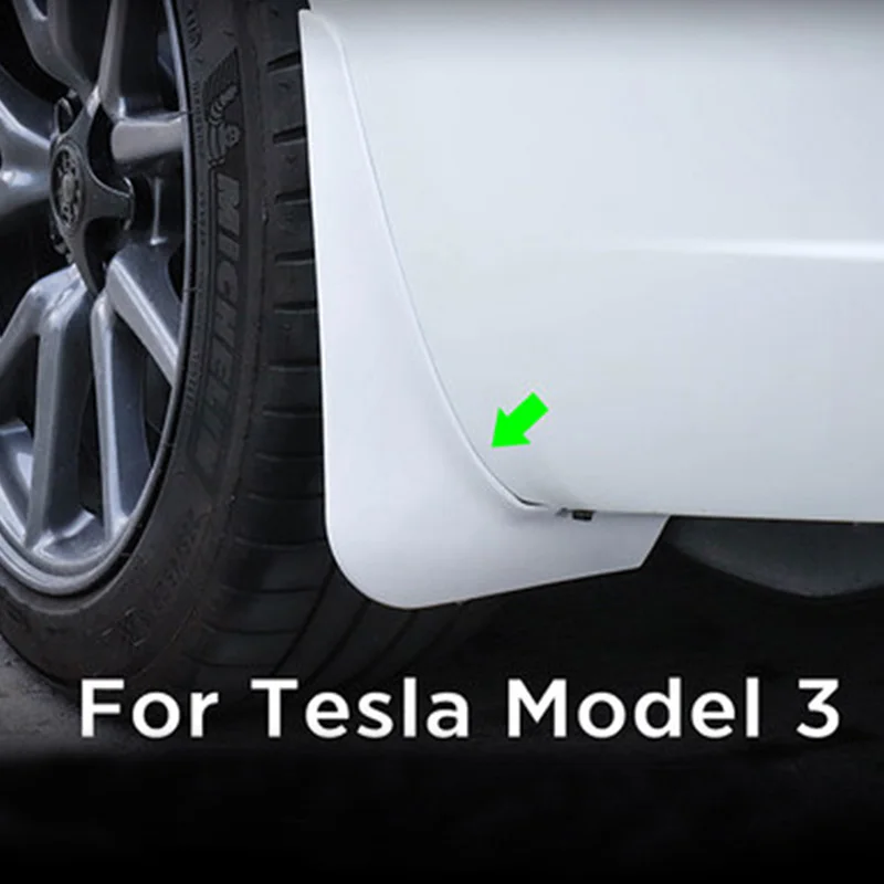 Брызговики Model3 для Tesla Model 3 2021 аксессуары брызговики из углеродного волокна