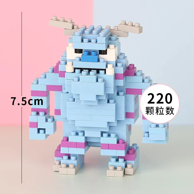 

LNO mini building block bricks toys puzzle educational gifts for kis 14styles anime figures toy
