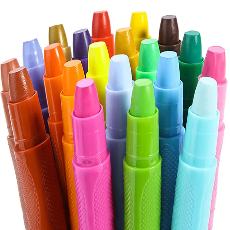 1 шт. Водорастворимая цветная палочка вращающийся карандаш Студенческая кисть