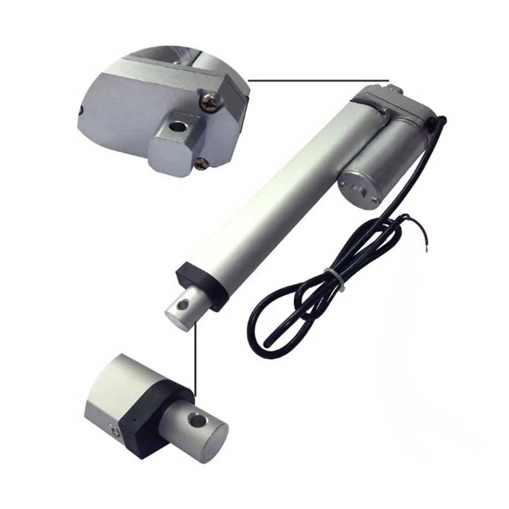 Электрический линейный привод 24 В 1 дюйм-4 дюйма 25 мм 50 75 100 ход 900N /198LBS микро для ТВ