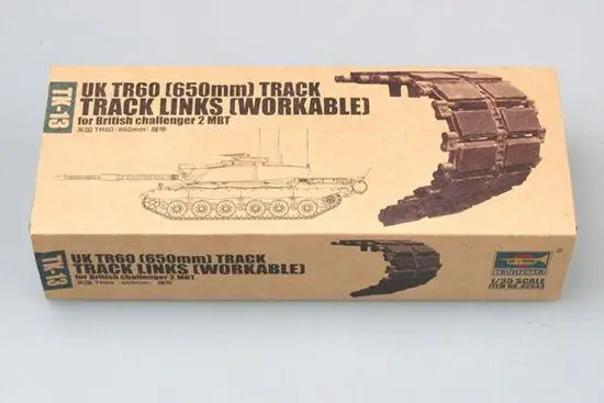 

Набор моделей Trumpeter 02043 1/35 Британский претендентор II MBT Tarck Links TR60 (650 мм)