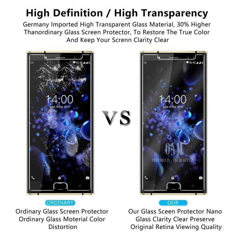 Закаленное стекло для OUKITEL K3 PRO Защитное экрана закаленное премиум-класса