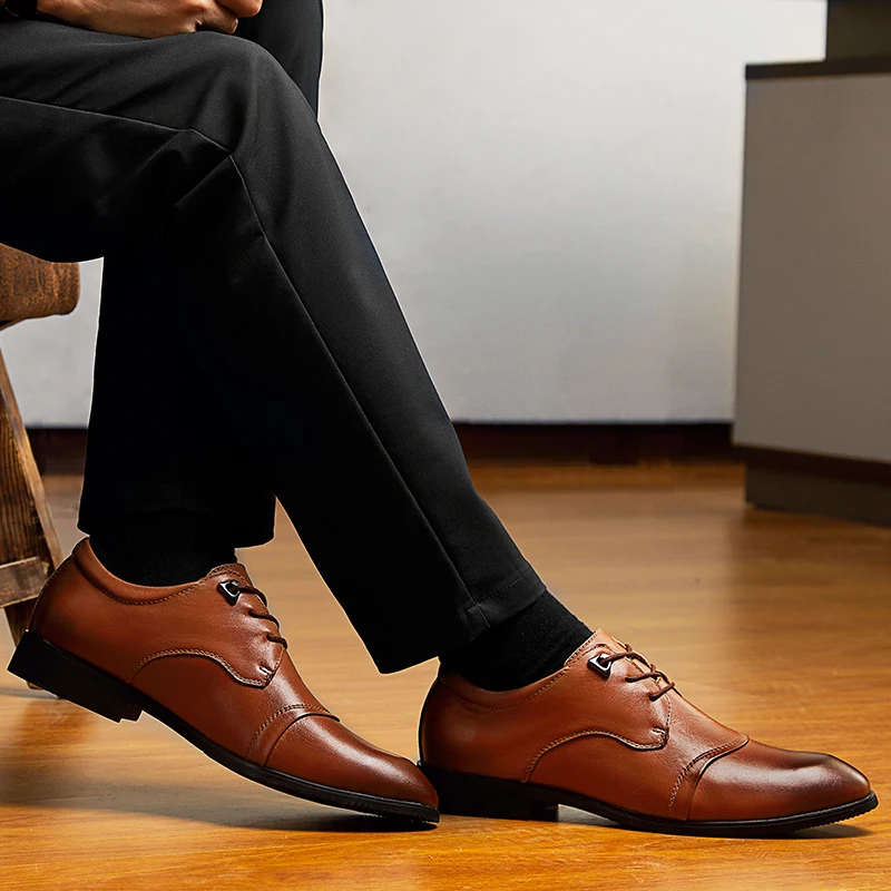 

Zapatos Hombre Casual Cuero Casual Leather Shoes Men Leisure Black Sneakers Mens Causal Men's Wear Fashion Loafers For
