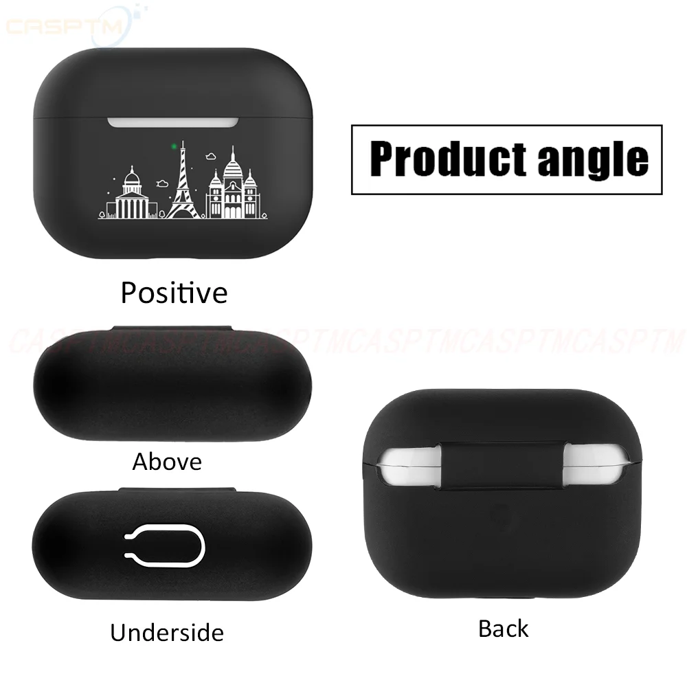 Силиконовый чехол s для Airpods Pro роскошный защитный наушников Apple Ультратонкий