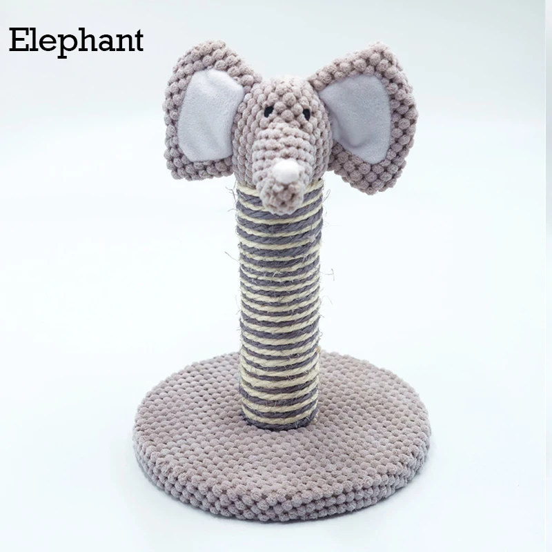 Sisal Cat Scratching Post Animal Plush Climbing Scraper Frame Creative Toys Pet Supplies когтеточка для кошек | Дом и сад