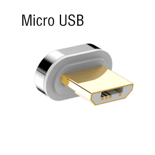 Магнитный кабель VOXLINK Micro usb type C, адаптер для быстрой зарядки телефона, Microusb type-C, магнитное зарядное устройство usb c для iphone samsung S8 9 - Цвет: For Micro Plug