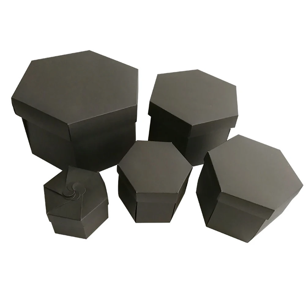 Hexagon 5 Layer 12 Sided Explosion Gift Box DIY Photo Album Surprise Exploding box Birthday for Girlfriend Boyfriend | Дом и сад
