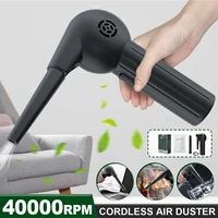 6000mah cordless air duster compressed 40000 rpm air blower cleaning tool for computer laptop keyboard electronics cleaning