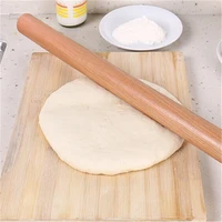 solid natural wood cooking tools 2 size fondant cake decoration rollers dough roller kitchen accessories rolling pin portable