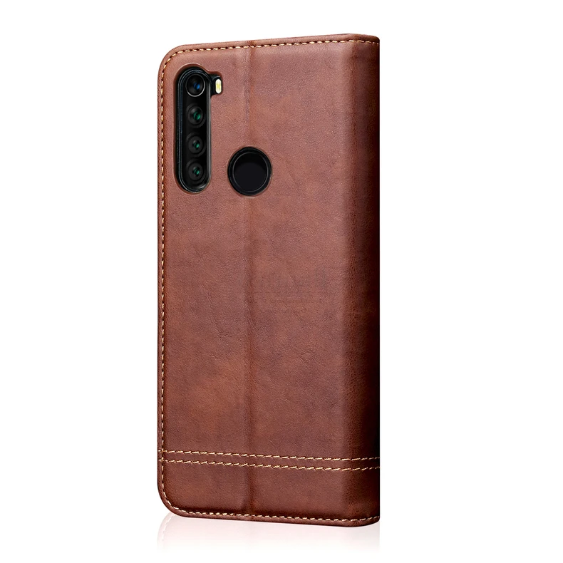 Роскошный тонкий кожаный чехол-книжка в стиле ретро для Xiaomi Redmi Note 8/8 T/8 Pro, чехол-кошелек с подставкой для карт, Магнитный чехол-книжка, чехол для телефона
