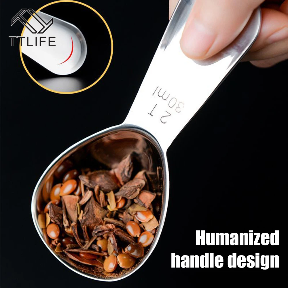 2 шт. мерная ложечка для кофе из нержавеющей стали с точным измерением