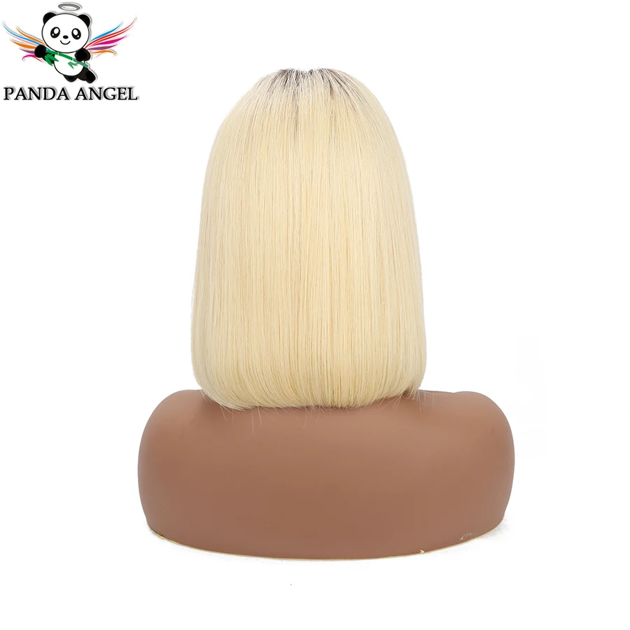 Panda 13x4, 613, блонд, кружевные передние парики, бразильские волосы Remy, плотность 150%, 1B 613, короткие светлые парики из человеческих волос для черных женщин