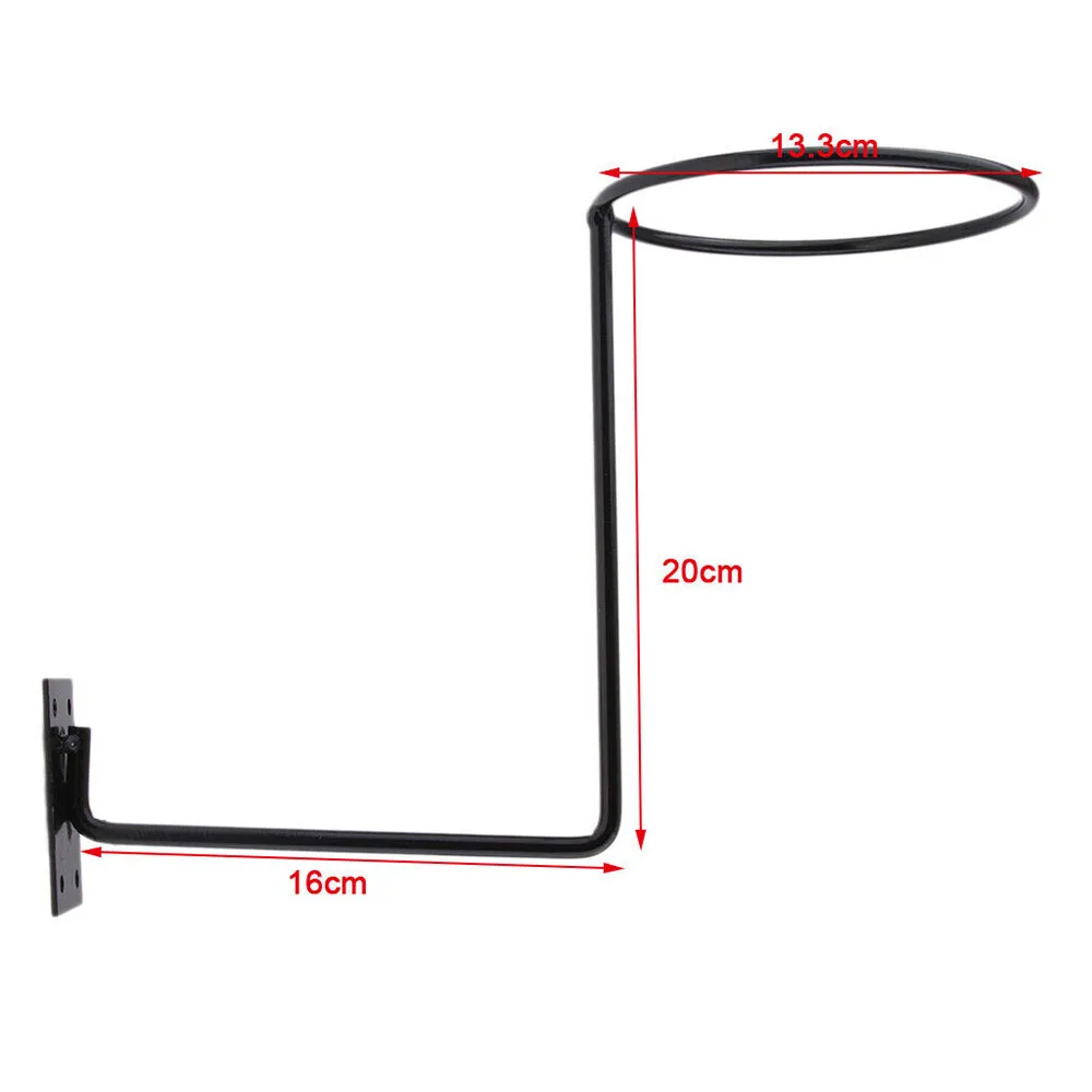 

1pcs quality black Metal Wall Mount Motorcycle Helmet Holder Hook Jacket Bags Rack Hanger Motorcycle Helmet Display Stand