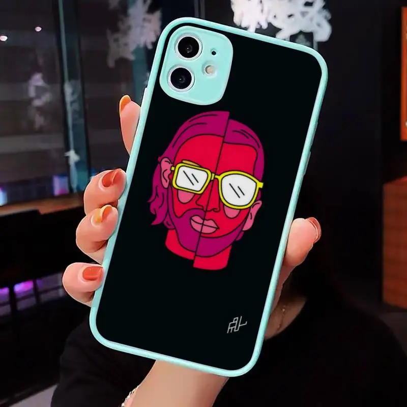 

PNL Rapper Phone Case Matte transparent For blue iPhone 12 Mini 11 Pro XR XS Max 7 8 Plus X Back Cover