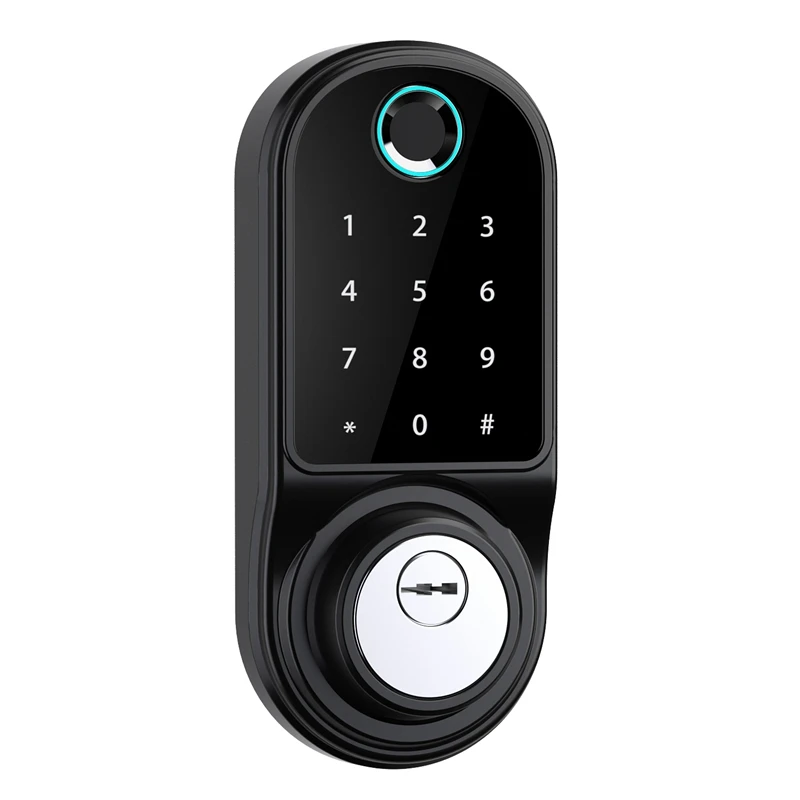 

Smart Door Lock Automatic Lock Tuya APP Remote Opening Support Fingerprint Password Mobile APP Bluetooth Key Unlock