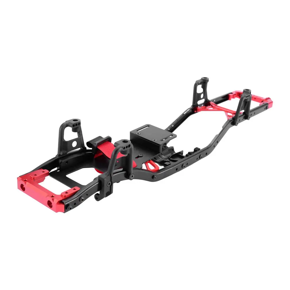 

313mm 12.3" Wheelbase Metal Chassis Frame With Prefixal Shiftable Gearbox For Axial SCX10 II 90046 90047 1/10 RC Crawler Car