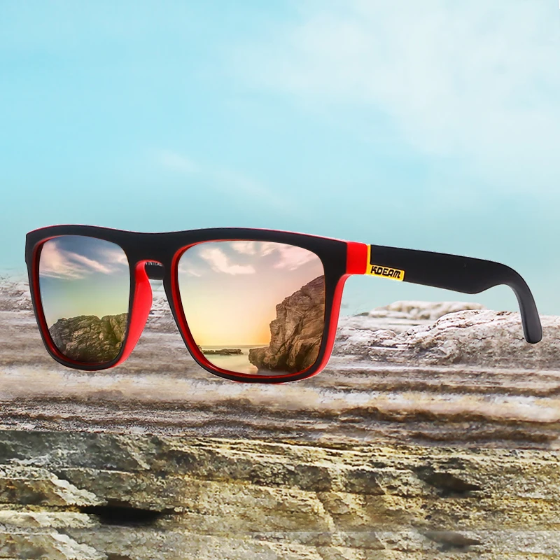 Мужские и женские солнцезащитные очки KDEAM поляризационные пляжные дорожные для