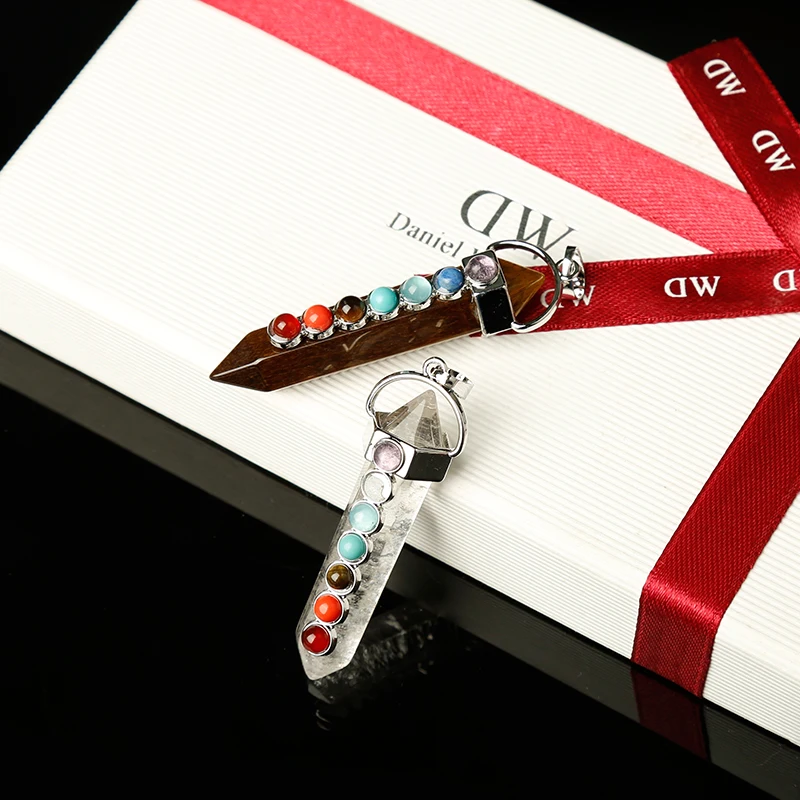 1PC gem natural crystal pendant rose quartz amethyst magic cure can be used for party DIY gift couple | Дом и сад