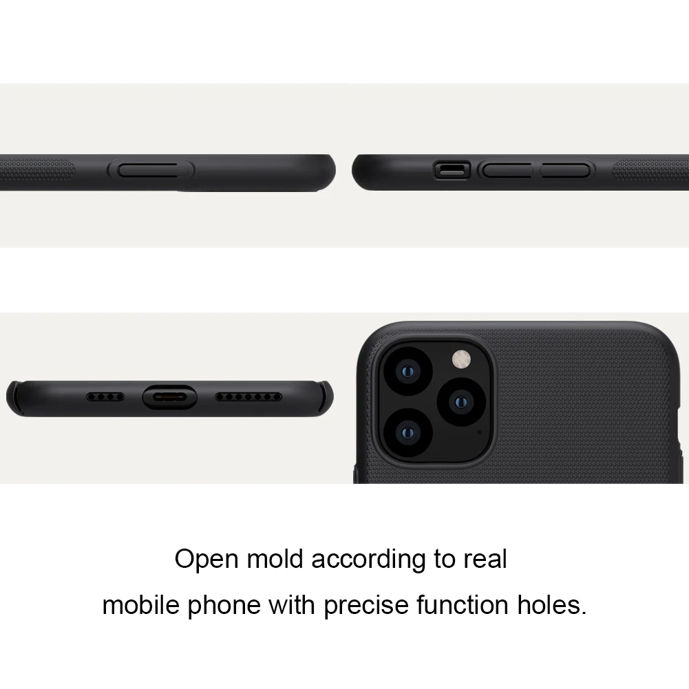 Для iPhone 11 Pro Max X Xr Xs 8 7 чехол-накладка Nillkin Матовый Щит Жесткий чехол-накладка для iPhone 8 7 6S 6 Plus 5S SE