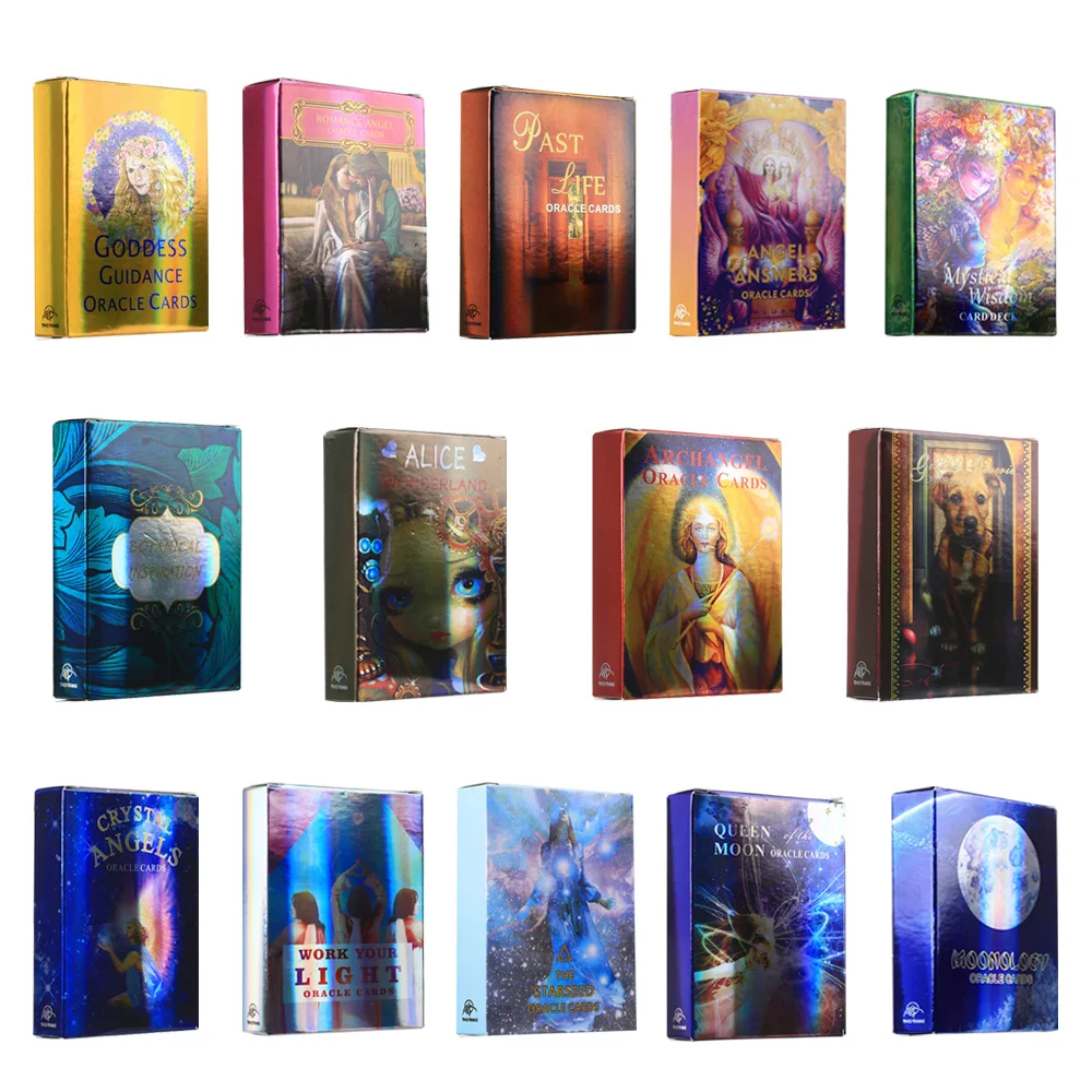 

Tarot Cards Rider waite tarot Oracle Cards English Instructions For Family Deck Board Games Guidance Divination Fate Playing Car
