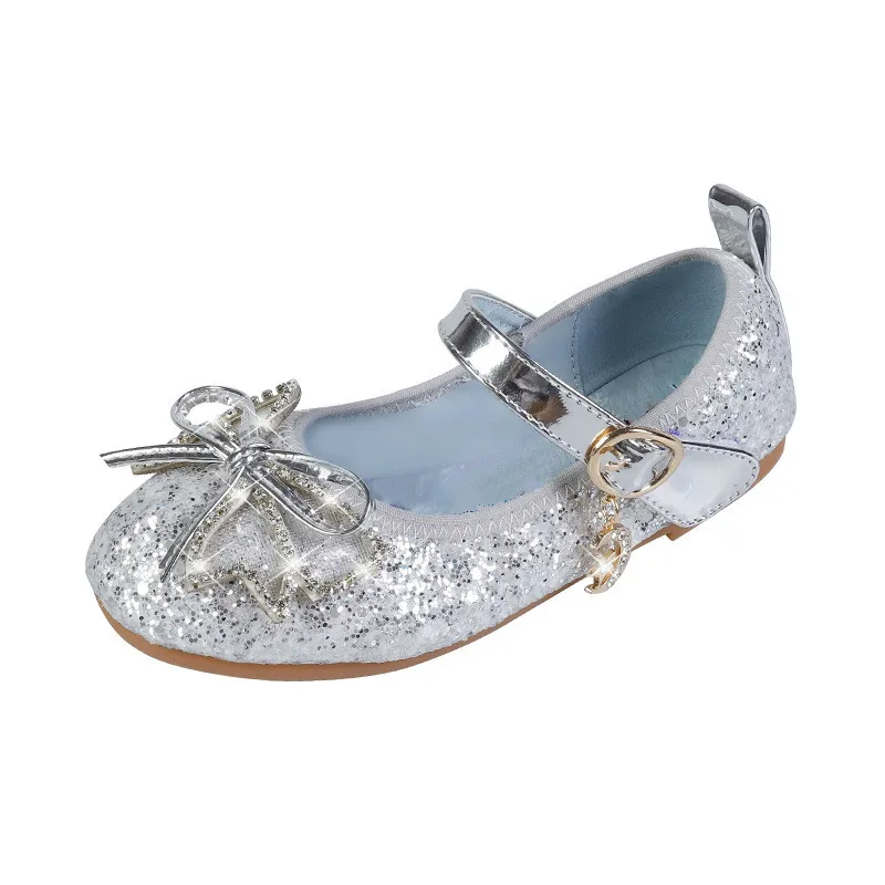 

CCTWINS Kids Shoes 2021 Spring Fashion Rhinestone Shoes Baby Flats Girls Brand Mary Jane Princess Black Flats Toddlers GM2779