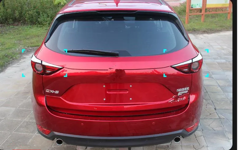 Для Mazda Cx-5 Cx5 2nd Gen KF 2017- 2019 хромированный задний фонарь крышка лампы отделка бровей