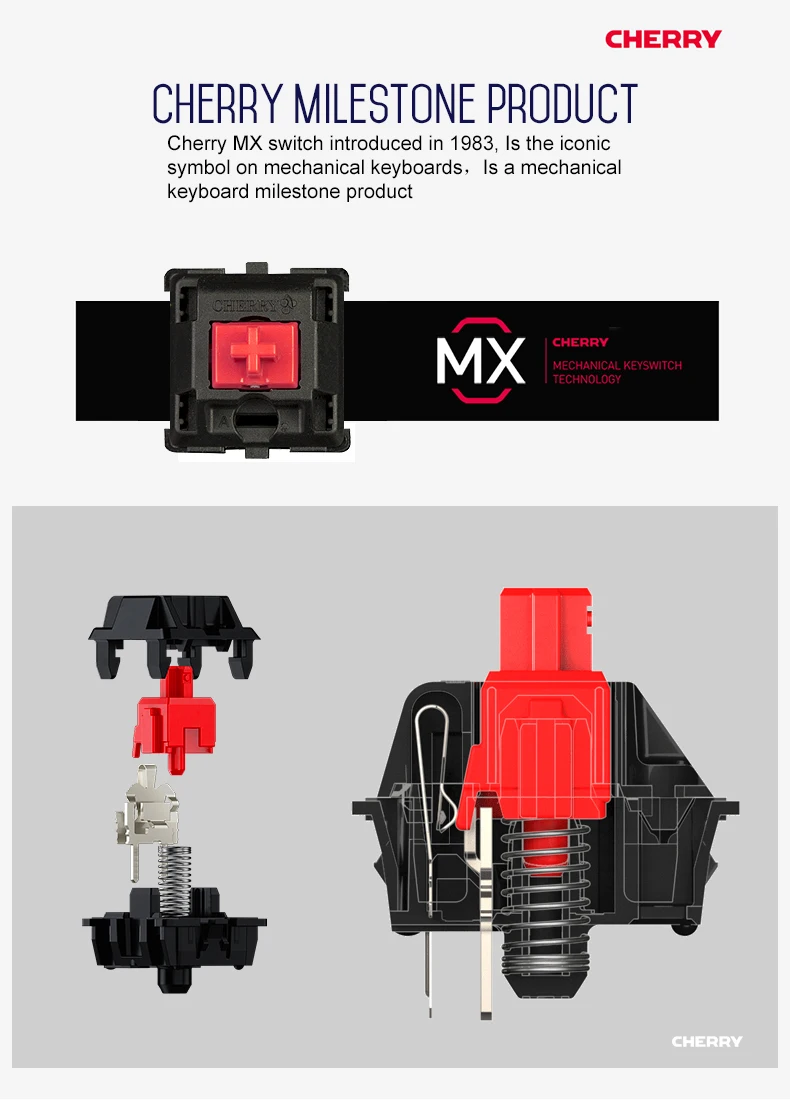 Планшет 8 Cherry MX механическая клавиатура переключателя MX коричневый синий переключатель 3-Контактный вишня яркий переключатель