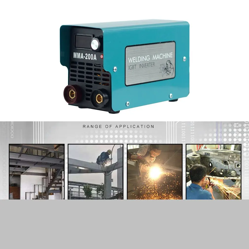 

Mini Digital Display DC Inverter ARC Welder 220V IGBT Portable Welding Machine 20-120A For home DIY Repairing MMA-200