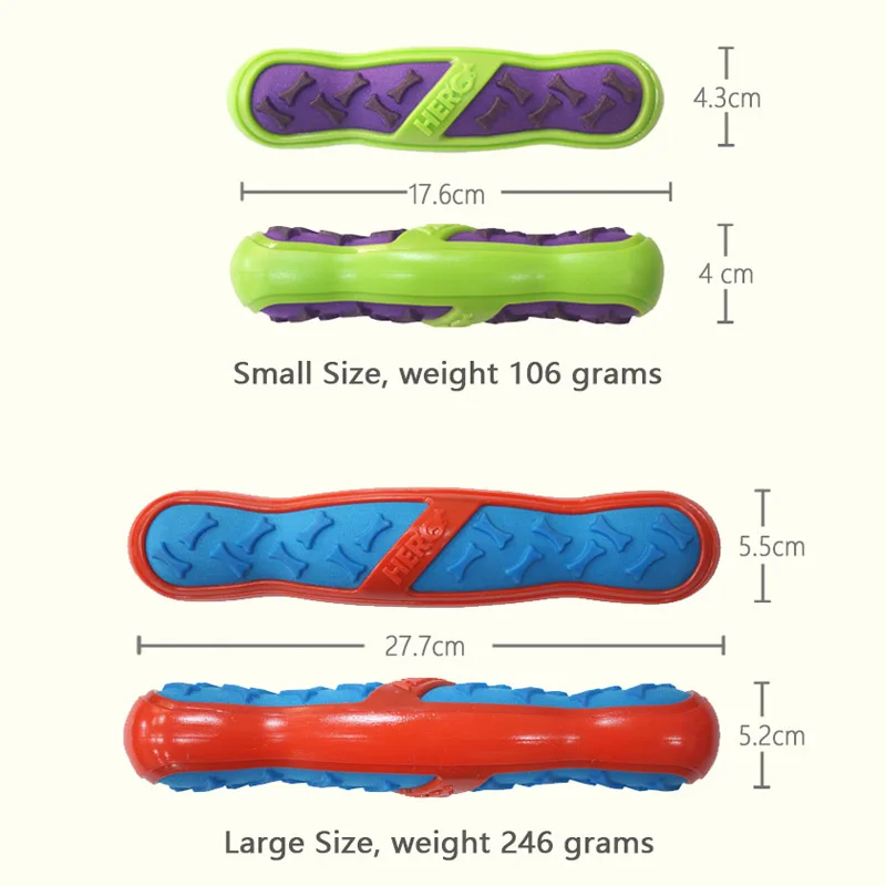 Игрушки для собак CAITEC пищащие палочки и костяные зубчатые пружины подходят