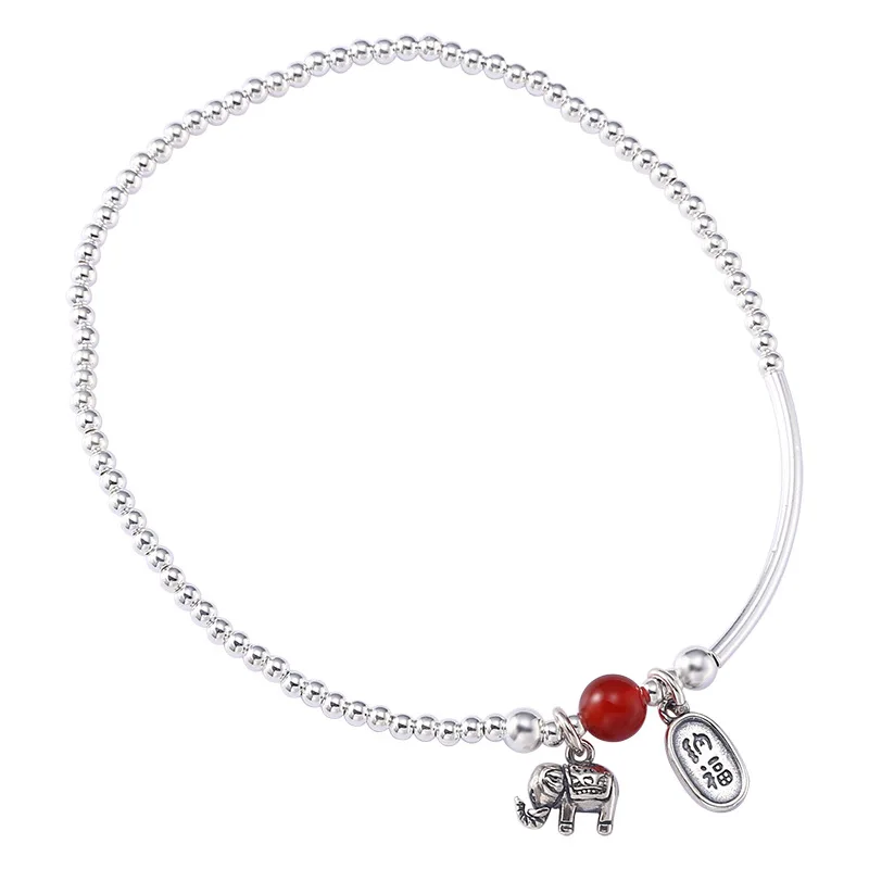 Kinel ножной браслет 100% Стерлинговое Серебро 925 пробы Модные женские ювелирные