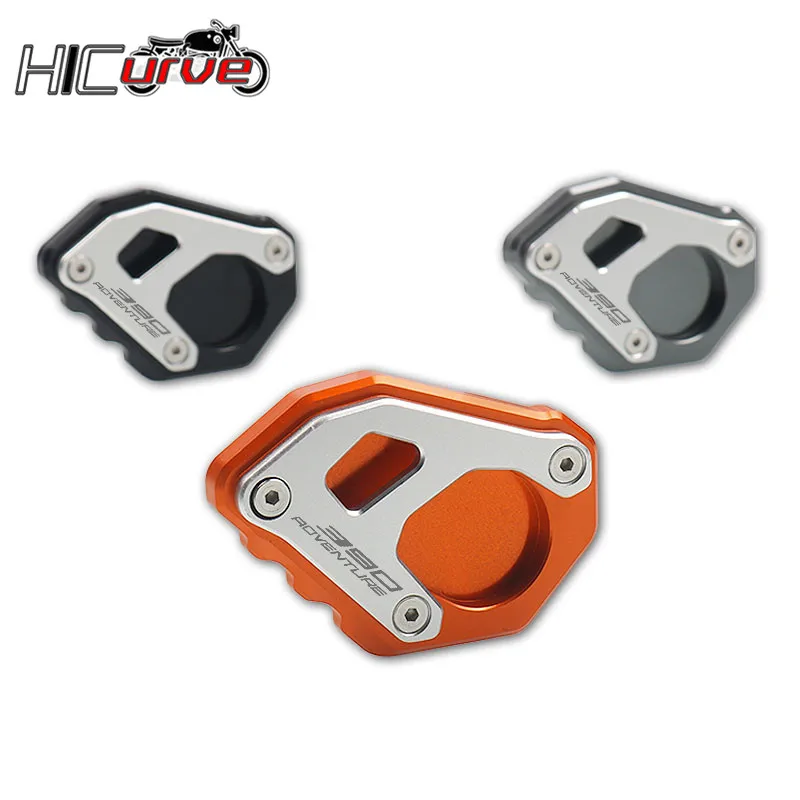

For 390 Adventure 390ADV 2020 2021 Motorcycle CNC Kickstand Foot Side Stand Extension Pad Support Plate Enlarge