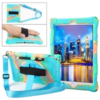 universal for 9 7inch tablet case rotating holder adjustable stand colorful protective shell shockproof cover with strap pen