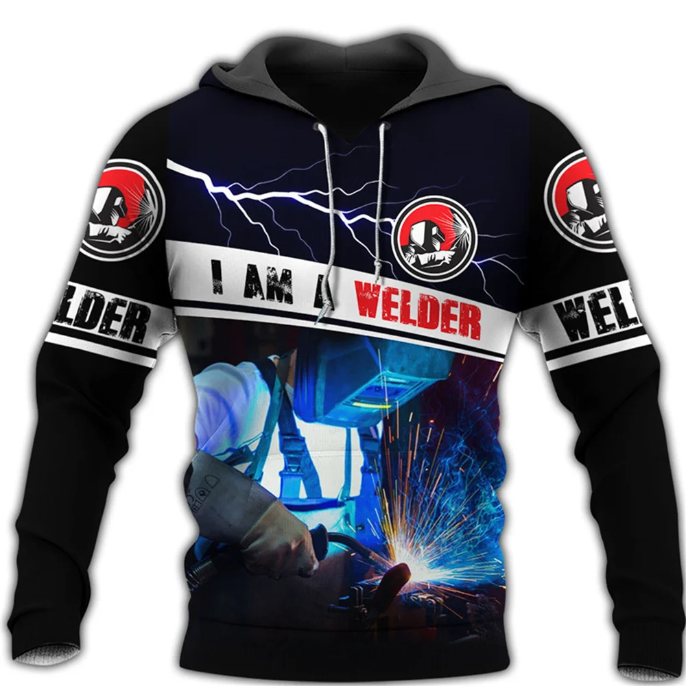 

New Fashion Harajuku Men's Hoodie I'm Welder 3D Printing Cute Hoodie/Zipper Hoodie Unisex Casual Street Sportswear