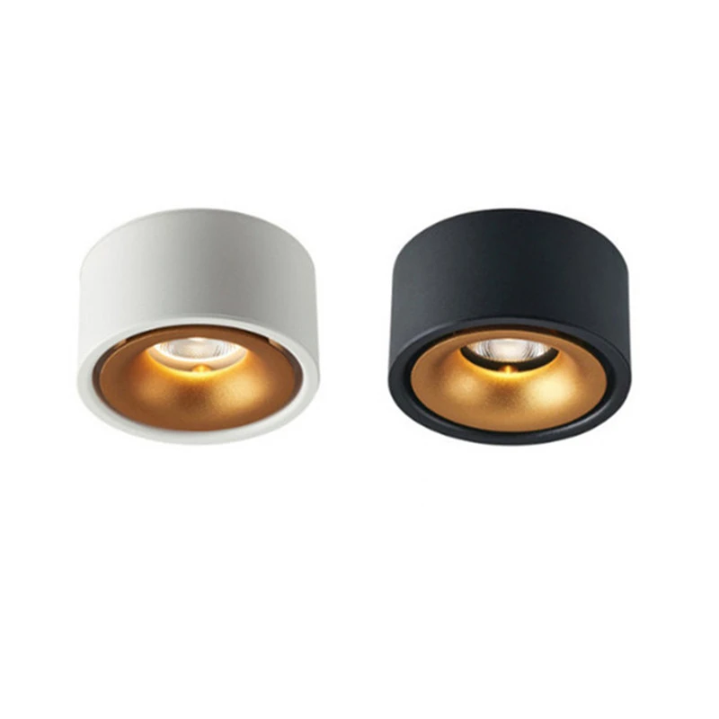 Ультра тонкий нордический Поверхностный Установленный вниз светильник 7W 10W COB