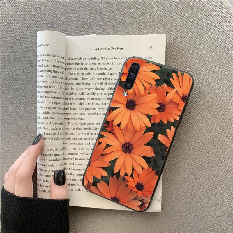 

Pretty flowers butterfly Phone Case For Samsung galaxy S note 7 8 9 10 20 fe edge A 6 10 20 30 50 51 70 lite plus Soft Funda