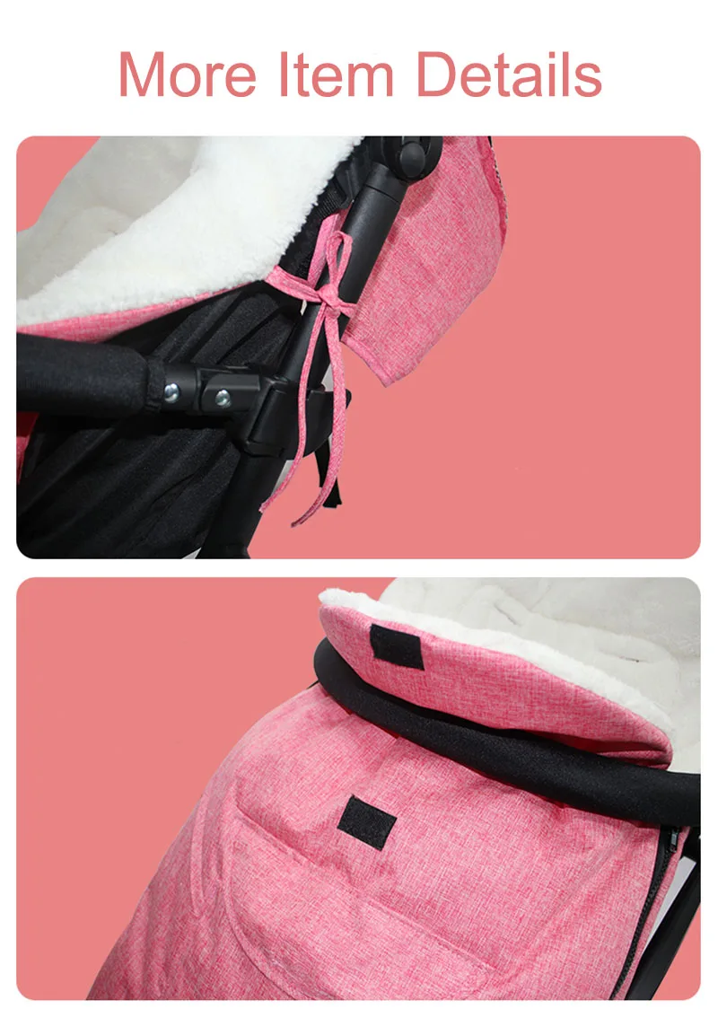 Зимний детский спальный мешок для коляски многофункциональный теплый зимний