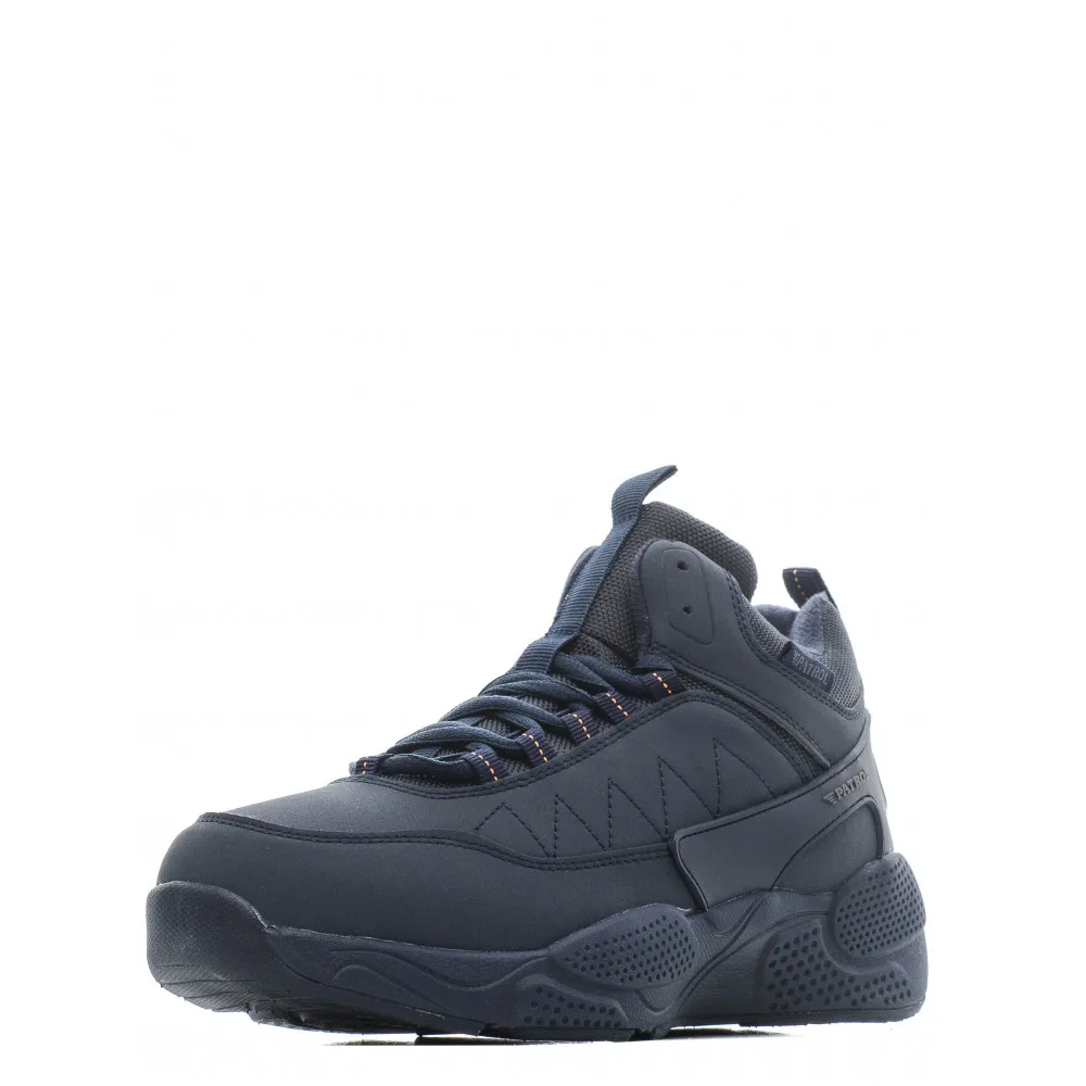 Мужская обувь PATROL ботинки осень зима искусственная кожа цвет синий подкл.