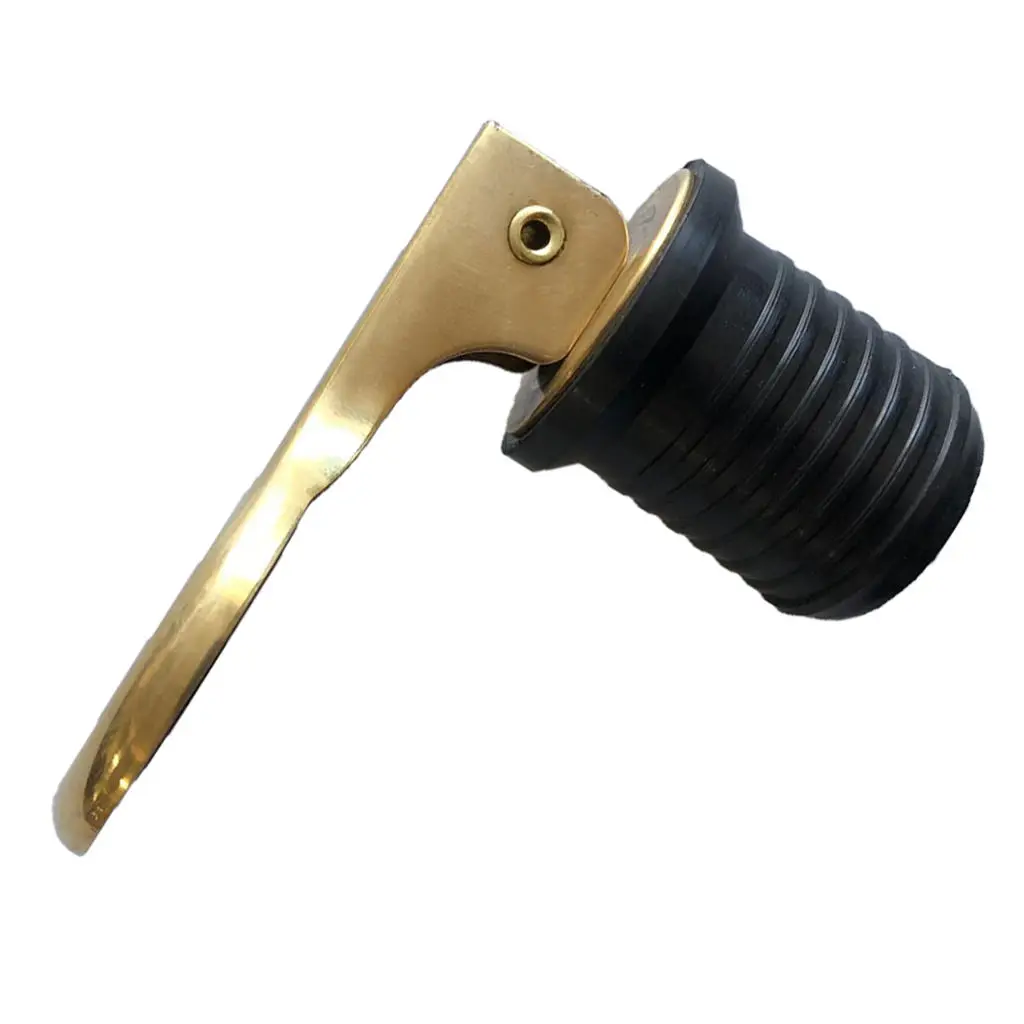 

Nylon Brass Handle Snap Drain Plug for 1 Inch Diameter Boat Plumbing