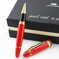 jinhao 159 red metal pen gel pen 0 7mm nib learn office school stationery gift luxury pen hotel business writing ballpoint pen