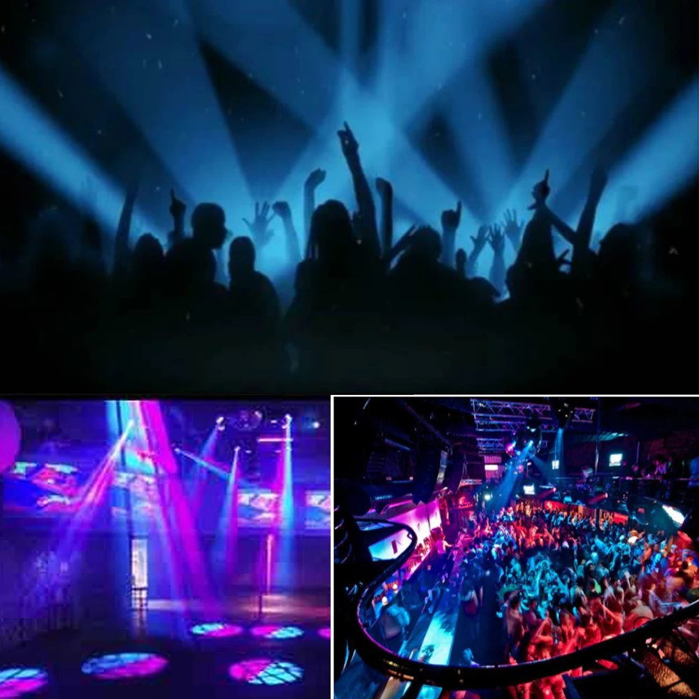 

108 LED Mixed Flashing Stage Lights Remote Sound Activated Disco Lights for Festival Parties Lights Wedding KTV Strobe Lights