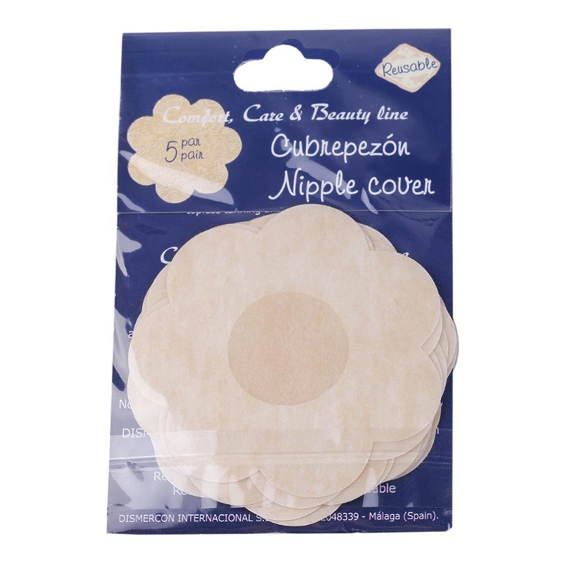 

5pairs Women's Invisible Breast Lift Tape Overlays On Bra Nipple Stickers Chest Stickers Adhesivo Bra Nipple Covers Accessories