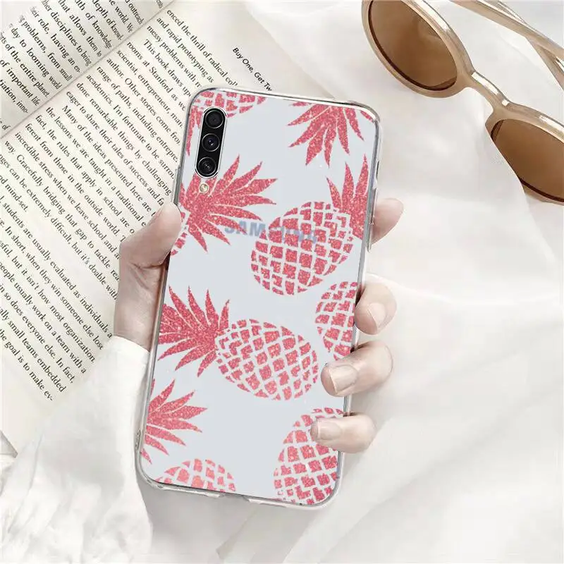 

Fruit Pineapple Phone Cases Transparent for Samsung A71 S9 10 20 HUAWEI p30 40 honor 10i 8x xiaomi note 8 Pro 10t 11