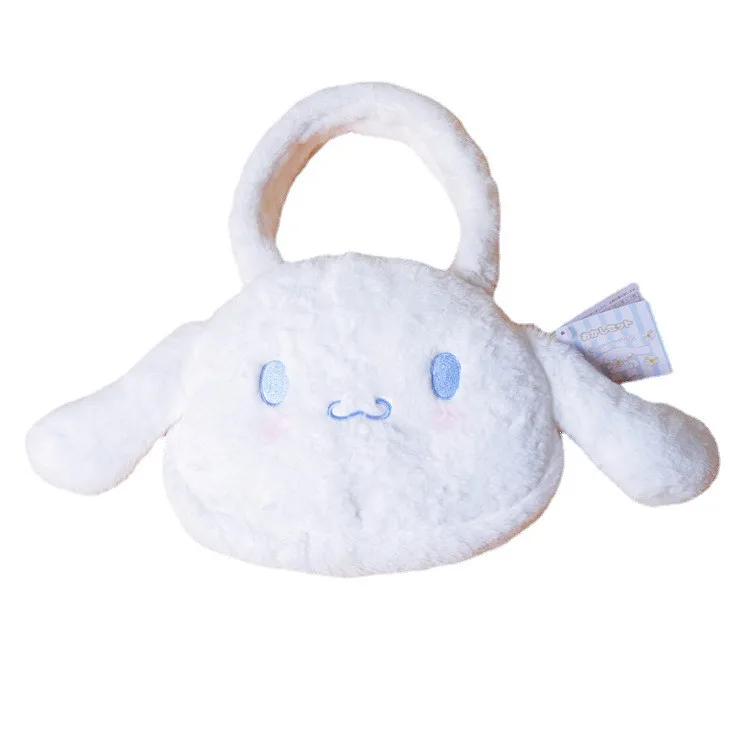 

Мультяшная аниме игрушка Bog белая коричная собака плюшевые игрушки сумка-мессенджер через плечо мягкая кукла-животное детский подарок на д...