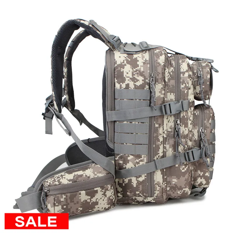 Lixada 40л Открытый Molle охотничий рюкзак тактический рюкзак страйкбол рыболовный Рюкзак Военные Аксессуары походная сумка через плечо