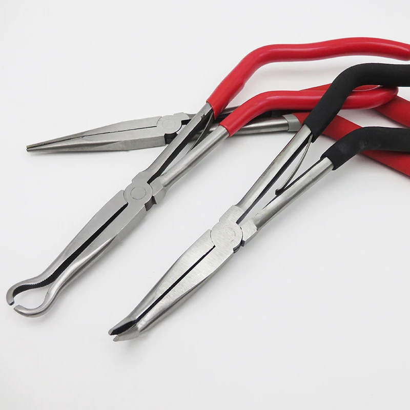

11 inch extra long Car Spark Plug Wire Removal Pliers Long Nose Cylinder Cable Clamp Removal Tool High Quality Car Repair Tools