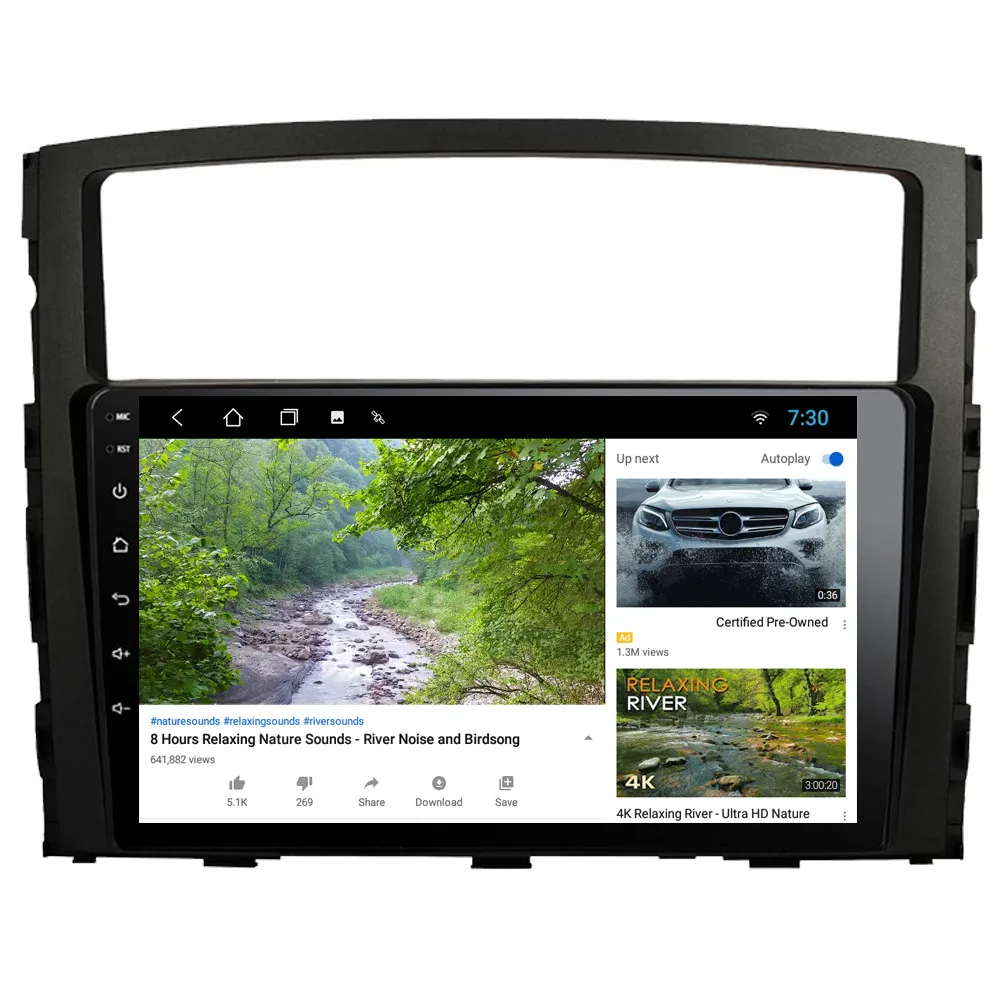 Автомагнитола RoverOne для Mitsubishi Pajero V97 V93 2006 2011 Android 10 автомобильный мультимедийный