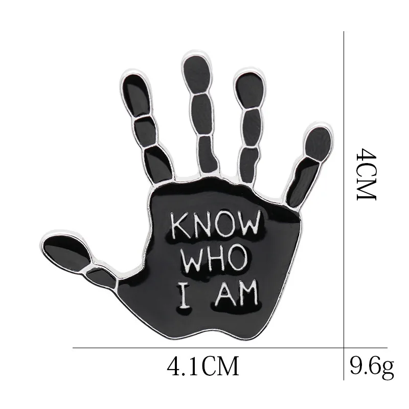 Узнать кто я смешной эмаль отворот булавка воротник булавки брошь рюкзак с
